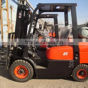 2.5Ton LPG/Gasoline Forklift With Japan Nissan Engine, Side Shift Option thumbnail-2
