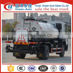 NEW Howo Brand 10cubic Meter Intelligent Asphalt Distributor Truck With Half Intelligent Machine for Sale thumbnail-3