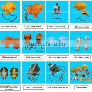 Adjustable Ball Plastic and 316SS Toggle Clip/clamp Cone or Flat Fan Jet Spray Nozzle thumbnail-1