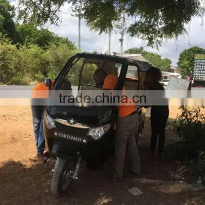 200cc Water Cooled Piaggio Ape Indian Bajaj Passenger Tricycle thumbnail-3
