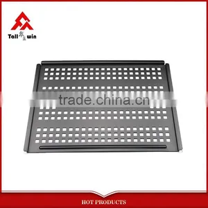 14.5''flat Square BBQ Grill Topper,bakeware,stainless Steel Kitchen Tools thumbnail-5