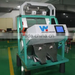 High Productivity 2 Chutes Garlic Cloves Intelligent Ccd Camera Color Sorter Machine thumbnail-2