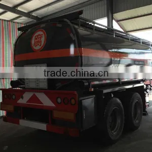 Chemical Tank Trailer, Chemical Liquid Transporting Trailer, Hydrochloric Acid Or Sulfuric Acid Transporting Tank Trailer thumbnail-1
