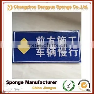 Outdoor Warning Anti-aging Anti UV Fireproof Waterproof Self Adhesive Indicative Guard Rubber Foam thumbnail-3