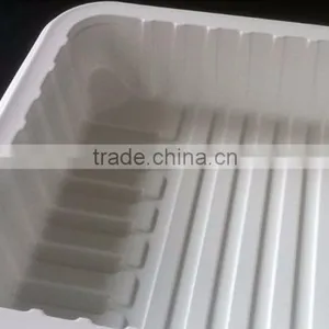 White PP Disposable Plastic Food Packaging Take Out Containers Food Box thumbnail-4