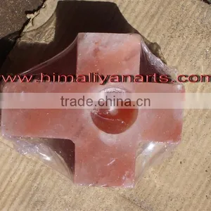 Heart Shape Tea Light Holder/ Rock Salt Tea Light Holder/ Himalayan Salt thumbnail-5