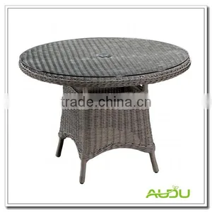 Leisure Dining Table,Leisure Style Rattan Round Garden Dining Table thumbnail-1