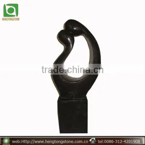Marble Abstract Lovers Sculpture for Sale thumbnail-1
