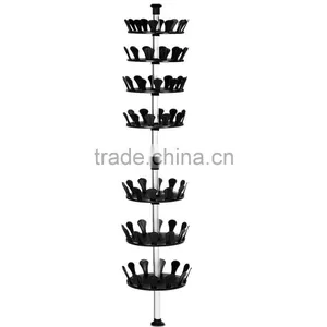 Revolving Shoe Rack With Rotating Storage Rack thumbnail-2