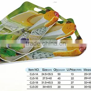 (W23.5XL33cm) Melamine Handle Tray thumbnail-5