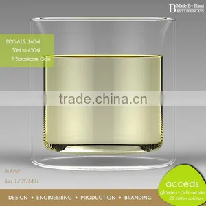 Borosilicate Personalized Custom Cheap Color / Clear Water Glass Cup thumbnail-5