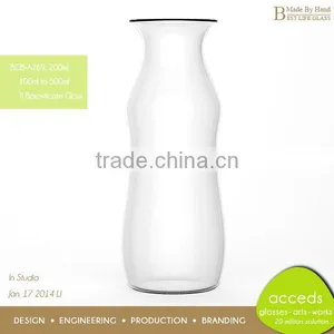 Wholesale Mini 200ml Glass Milk Bottle thumbnail-1