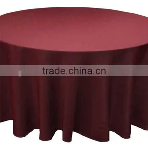 Hotsale Burgandy Jacquard Table Cover for Hotel Restaurant Weddings thumbnail-1