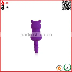 Wholesale Mobile Phone Accessories Customized Designs Cute Earphone Anti Dust Plug thumbnail-1