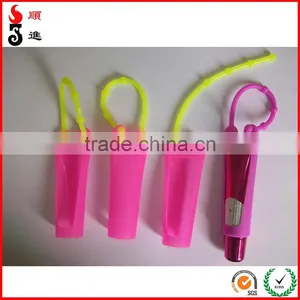 Colorful Silicone Plain Mini Size Lip Gloss Bottle Case thumbnail-3