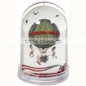 15cm Plastic Photo Frame Custom Acrylic Snow Globe With Picture Frame thumbnail-2
