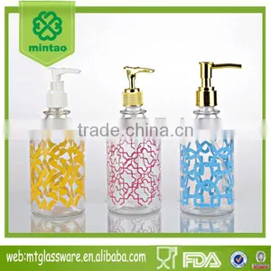 2016newest Colorful Galss Bathroom Bottle Storage Bottle thumbnail-1