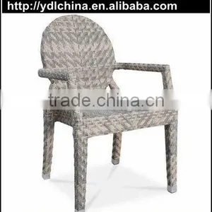 Wicker Garden Furniture Rattan Cafe Chair and Table thumbnail-1