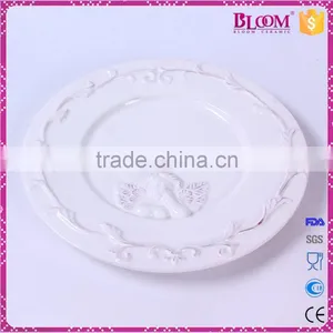 Hot Sale Wholesale Ceramic White Dinner Plate thumbnail-2