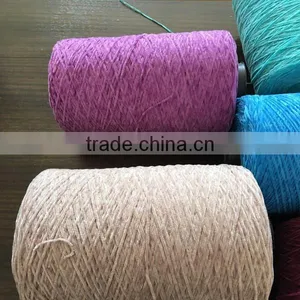 Wholesale Dyed Polyester Chenille Yarn Nm6 Acrylic-like Fancy Yarn for Sale thumbnail-3