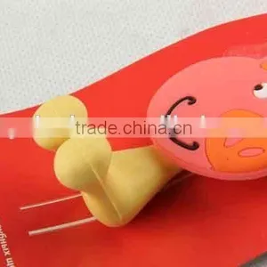 Sucker Type Pig Shaped Plastic Bathroom Accessories/toothbrush Holder thumbnail-3