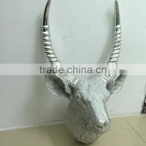 Polyresin Goat Head Sculpture thumbnail-3