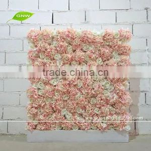 GNW FLW1508-2 Artificial Rose and Hydrangea Blossom Dried Flower Wall for Wedding Decor thumbnail-1