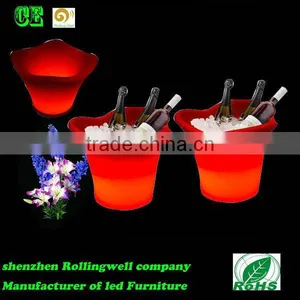 Lighted Halloween Bucket Led Illuminated Ice Bucket for Bar Decoration Table With Ice Bucket thumbnail-1