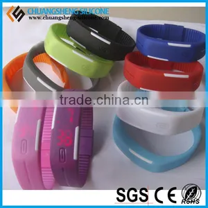 Led Display Watch, Silicone Wristwatch, Time Watches thumbnail-6