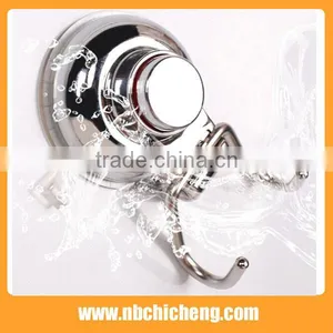 High Quality Wall Mounted Double Hook Sliver Bath Hooks thumbnail-2