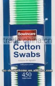 450 PCS 7.75CM/3" PLASTIC STICK COTTON SWABS thumbnail-1