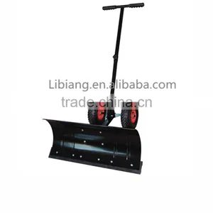 Aluminum Snow Shovel With Wheel thumbnail-6
