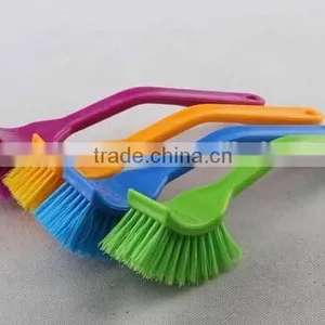 Plastic Long Handle Pan Brush With Square Head,cleaning Brush, Dish Brush-3129 thumbnail-1