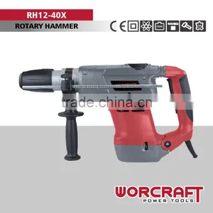40mm 3 Function 1200W SDS-MAX Electric Rotary Hammer Drill WORCRAFT RH12-40X thumbnail-1