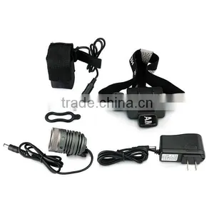 Cree XM-L U2 Led Rechargeable Hunting Headlight/Bycicle Light thumbnail-3