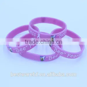 Eco-friendly Inkfilled Raise Money Silicone Band thumbnail-5