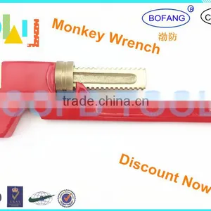 Non-Sparking Aluminum Bronze Spray The Red Figure Monkey Wrench ,Explosion-proof Adjustable Wrench,High Quality Spanner thumbnail-1