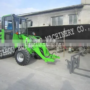 800KG Small Compact HZM 908 Wheel Loader With CE thumbnail-1