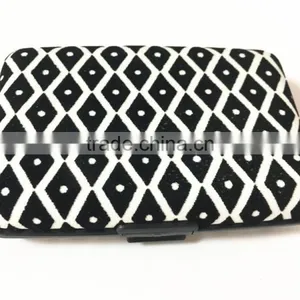 Flocking Leather & Aluminium Business Credit Card Holder RFID Wallets thumbnail-2