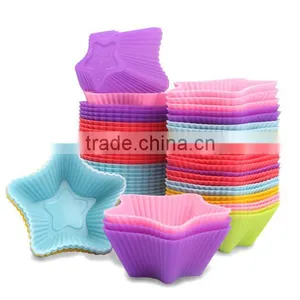 11147 Lovely Mini Star Shaped Eco-friendly Silicon Cake Silicone Mold thumbnail-1