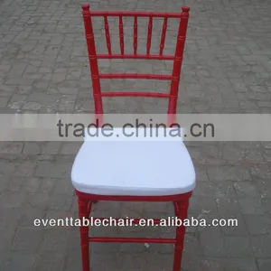 Red Color Wooden Chiavari Chair for Wedding Rental thumbnail-1