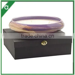 Large With 3-5 Wicks Scented Candle in Glass Painted Bowl With Gift Box thumbnail-4