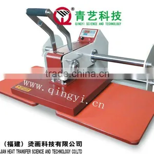 QY-A8 Double Station Manual CE Standard Heat Press Machine for Heat Transfer Vinyl thumbnail-1