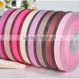 5mm Red Polyester Grosgrain Ribbon thumbnail-1