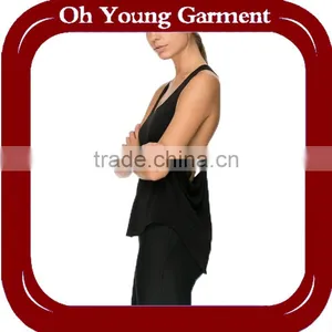 2017 China Manufacturer Woman off Shouder Open Side Tank Top thumbnail-2