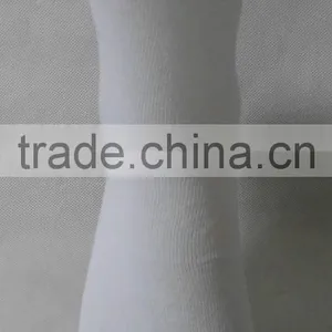 Fancy White Thin Cotton Socks With Logo thumbnail-4