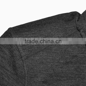 Custom Huntsman Henley Men 100% Merino Wool Jersey Base Layer Long Sleeve Midweight Top Outdoor Sports Athletic TAD Style Clothe thumbnail-6