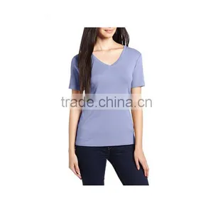 Custom Women T-shirt White Plain Cotton Tshirt thumbnail-5