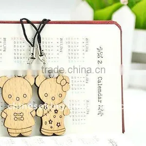 Cartoon Characters Wooden Mobile Accessories for Valentine's Day Gifts Cheap Wood Cell Phone Accessories thumbnail-1