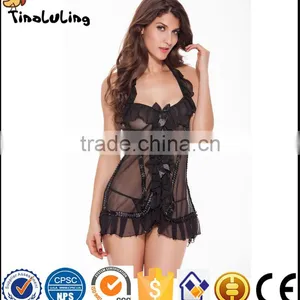 2017 Newest Design Lingerie Manufacture Beautiful Ladies Sexy Teddy Lingerie for Women thumbnail-1